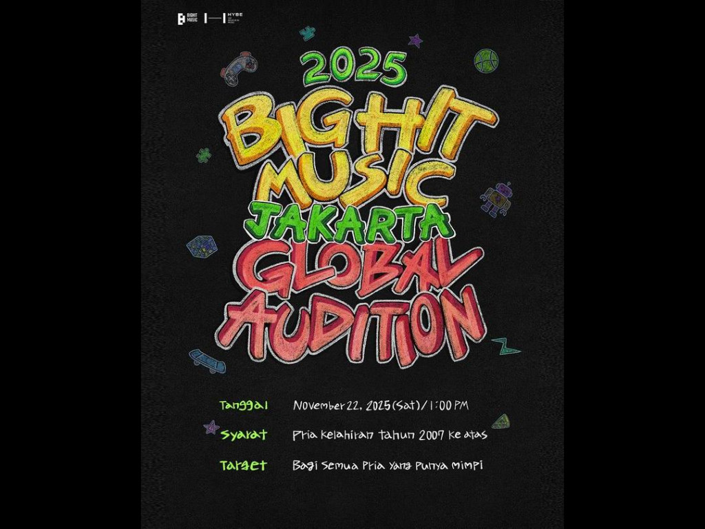 Audisi Bighit Music di Jakarta 2025 (Foto: X/BIGHITAudition)