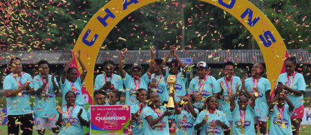 Tim Sepak Bola Putri Papua Pegunungan Pertahankan Gelar Piala Pertiwi Nasional