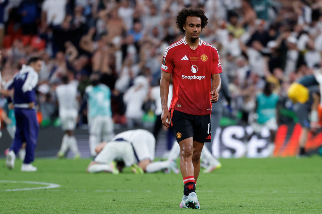 Penyerang Manchester United, Joshua Zirkzee (AFP/Thomas Coex)