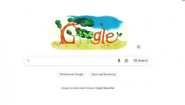 Google Doodle Hari Ini Gambar Pohon, Perayaan Apa?
