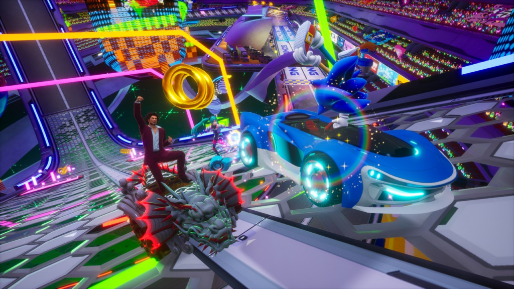 Ichiban Kasuga di Sonic Racing: Crossworlds