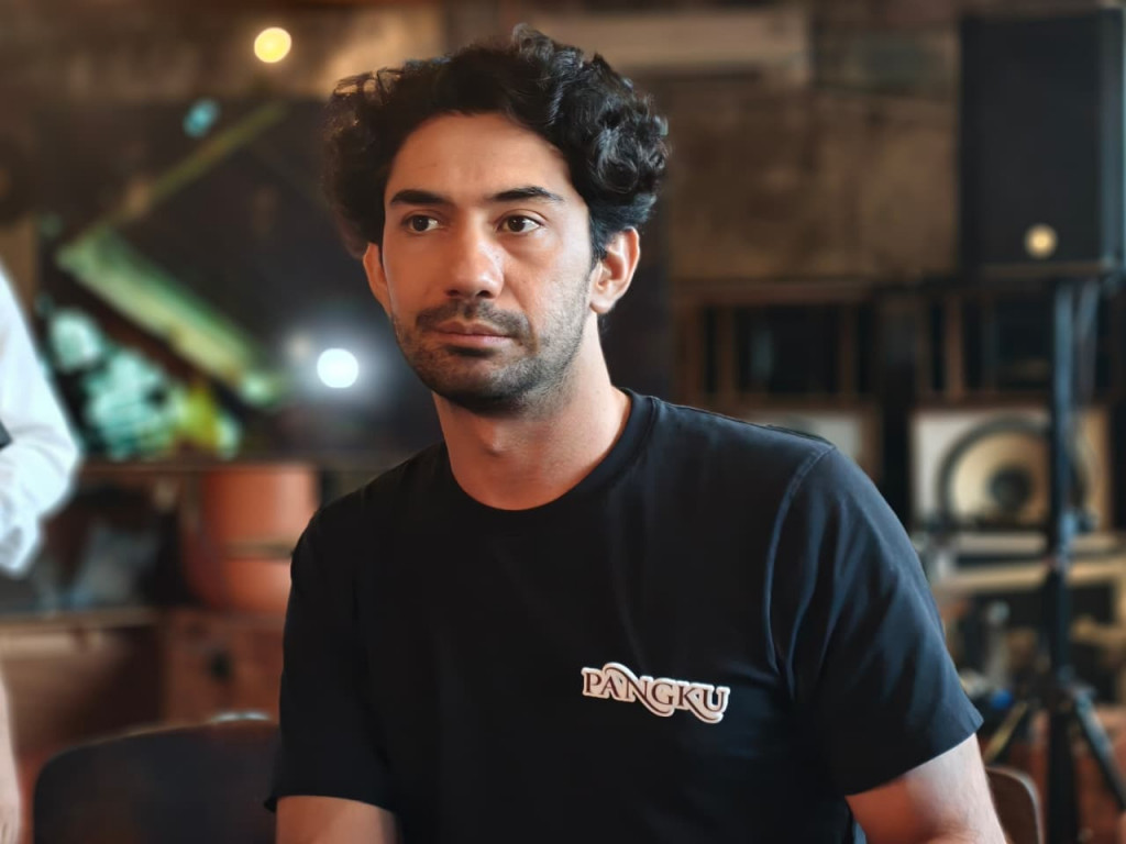 Reza Rahadian, lawain main Rio Dewanto di film Keadilan (Foto: Medcom/Rafi)