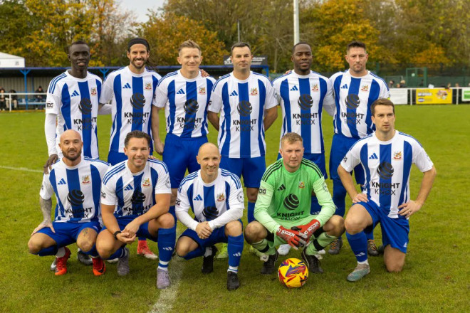 Skuad Wythenshawe Vets (Sumber X @NathSalat1)
