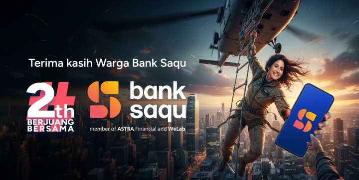 2 Tahun, Bank Saqu Catat Nasabah 3,2 Juta dan NPS 90%