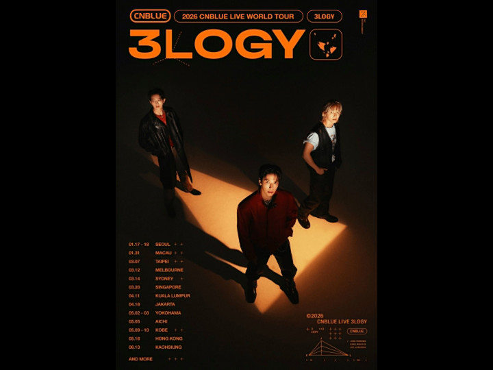 CNBLUE Umumkan Jadwal Konser 3LOGY di Jakarta, Catat Tanggalnya!