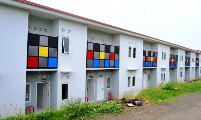 SMF membangun 37 rumah layak huni di kawasan kumuh Sangkrah, Surakarta. Foto: Medcom.id/Rizkie Fauzian