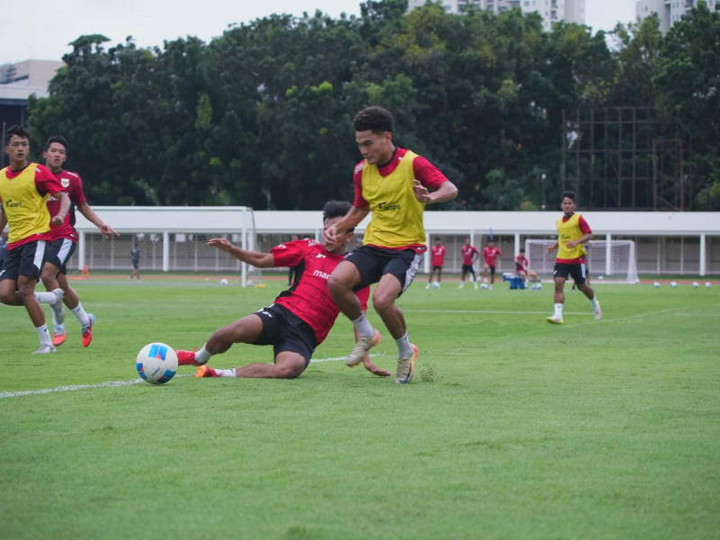 Suasana latihan timnas Indonesia U-23. (Foto: Dok PSSI)
