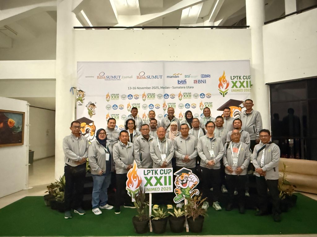 Kontingen UNJ di  LPTK Cup XXII 2025. Foto: UNJ