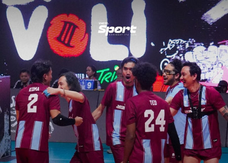 The Musicians Bantai The Actors di Bahkan Voli 3, Segini Skornya