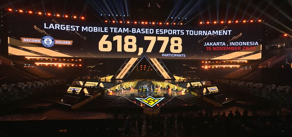 Garena Free Fire telah meraih rekor Turnamen Esports Mobile Berbasis Tim Terbesar dengan 618.778 peserta (YouTube Garena Free Fire Indonesia)