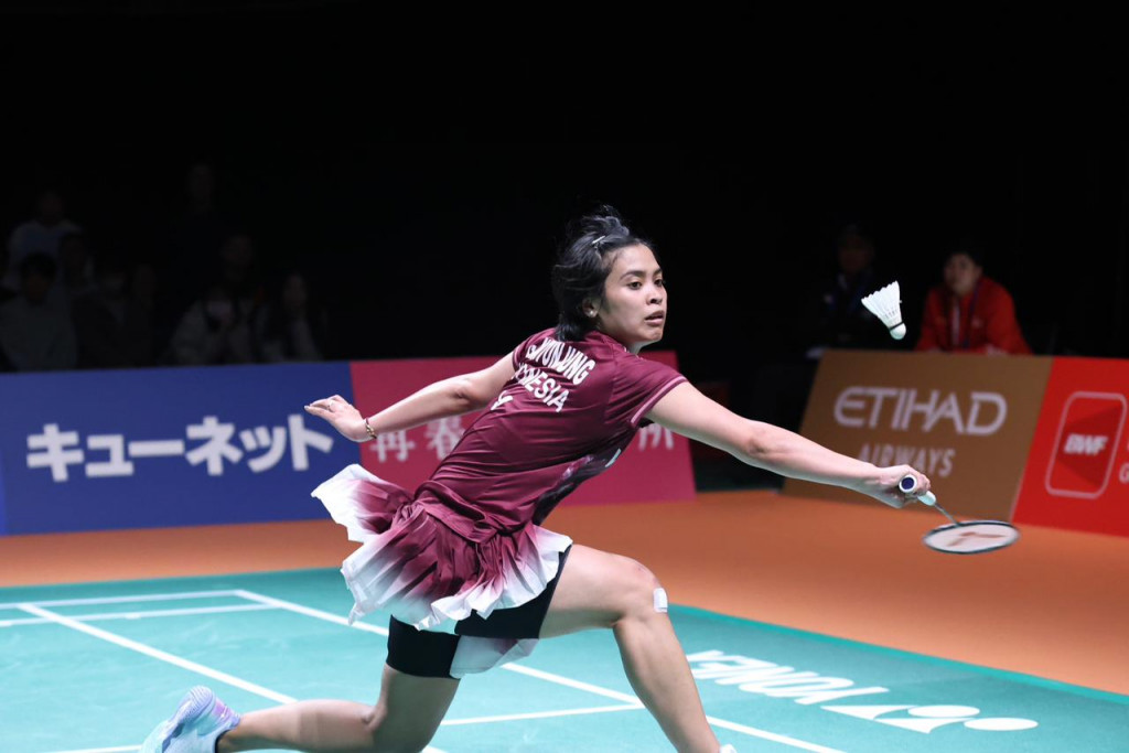 Gregoria Mariska Tunjung di final Kumamoto Masters 2025 (dok. PBSI)