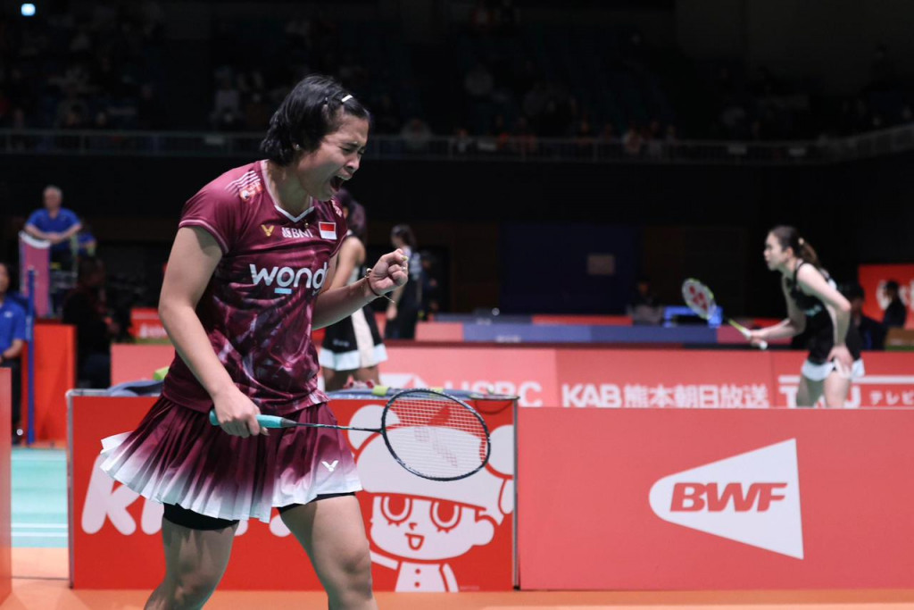 Atlet tunggal putri Indonesia Gregoria Mariska Tunjung kembali mencatatkan prestasi gemilang setelah untuk ketiga kalinya secara beruntun naik podium pada ajang Kumamoto Masters Japan sejak 2023. 