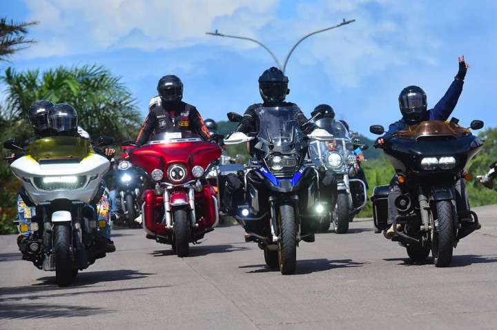 CMC Bersaudara <i>Touring</i> ke Banten, Banyak Salurkan Bantuan Sosial