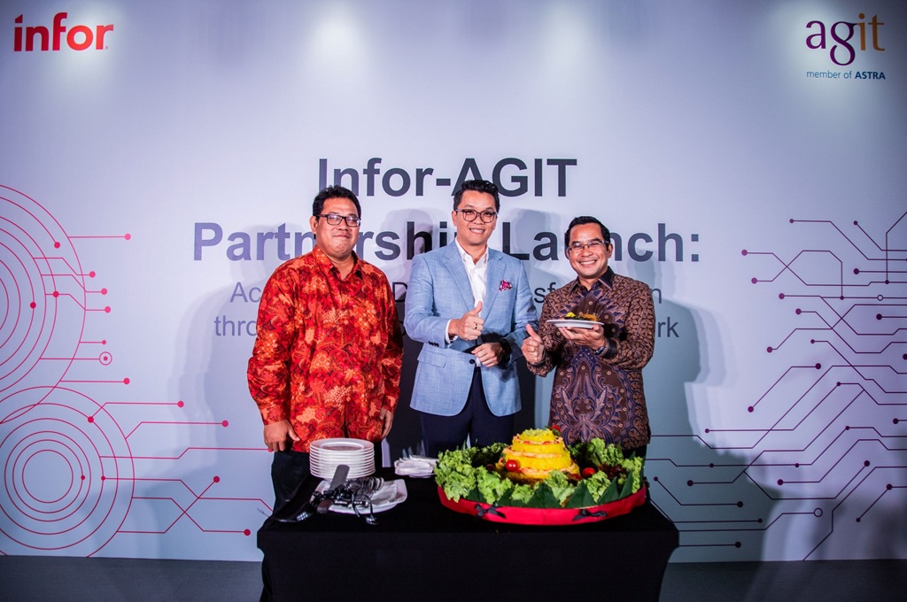 AGIT menjalin kemitraan strategis dengan Infor untuk menghadirkan solusi ERP dan WMS berbasis cloud guna mempercepat transformasi digital industri Indonesia.