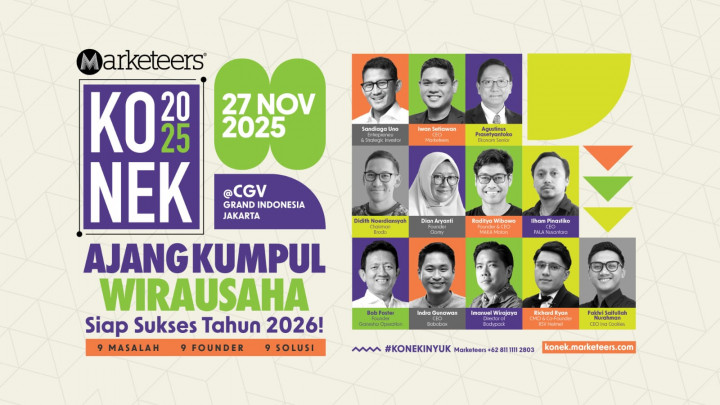Sambut 2026, Marketeers KONEK 2025 Tawarkan Strategi Pertumbuhan untuk Wirausaha