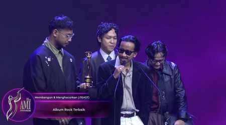 .Feast Menang Album Rock Terbaik AMI Awards 2025, Gitaris Mantap Resign Kerja
