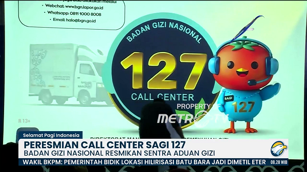 Badan Gizi Nasional Resmikan Layanan Pengaduan Digital SAGI Selama 24 Jam Penuh