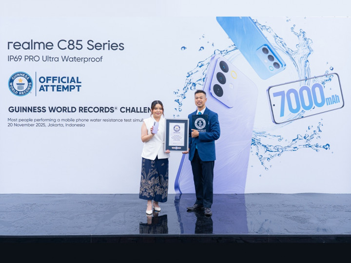 realme C85 Series Pecahkan Rekor Dunia Guiness untuk Ketahanan Air