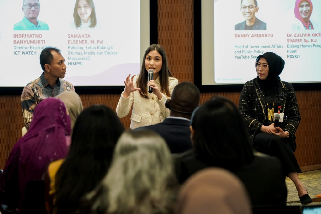 Samanta Elsener, Psikolog dan Ketua Bidang E (Humas, Media, dan Edukasi Masyarakat) HIMPSI. Foto: YouTube Indonesia