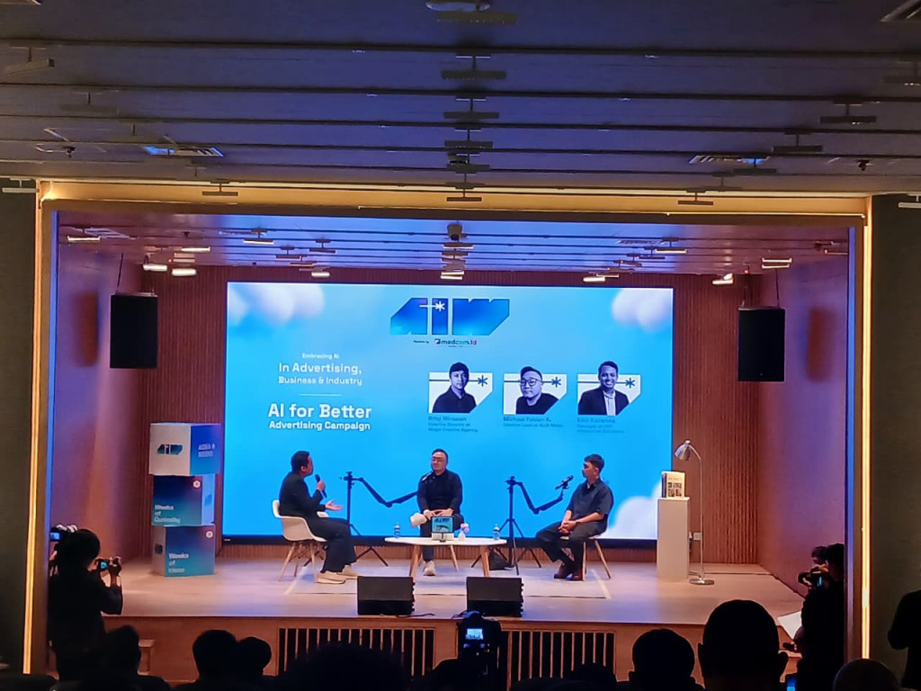 AIDEA WEEKS 2025, Week 3 sesi pertama, bertema Embracing AI in Business and Industry. (Foto: Medcom.id/Sheva Asyraful)