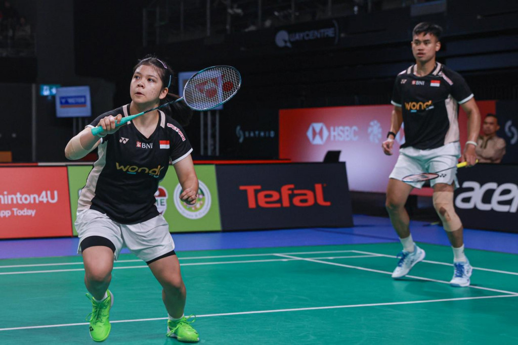 Jafar Hidayatullah/Felisha Alberta Nathaniel Pasaribu di Australian Open 2025 (dok. PBSI)