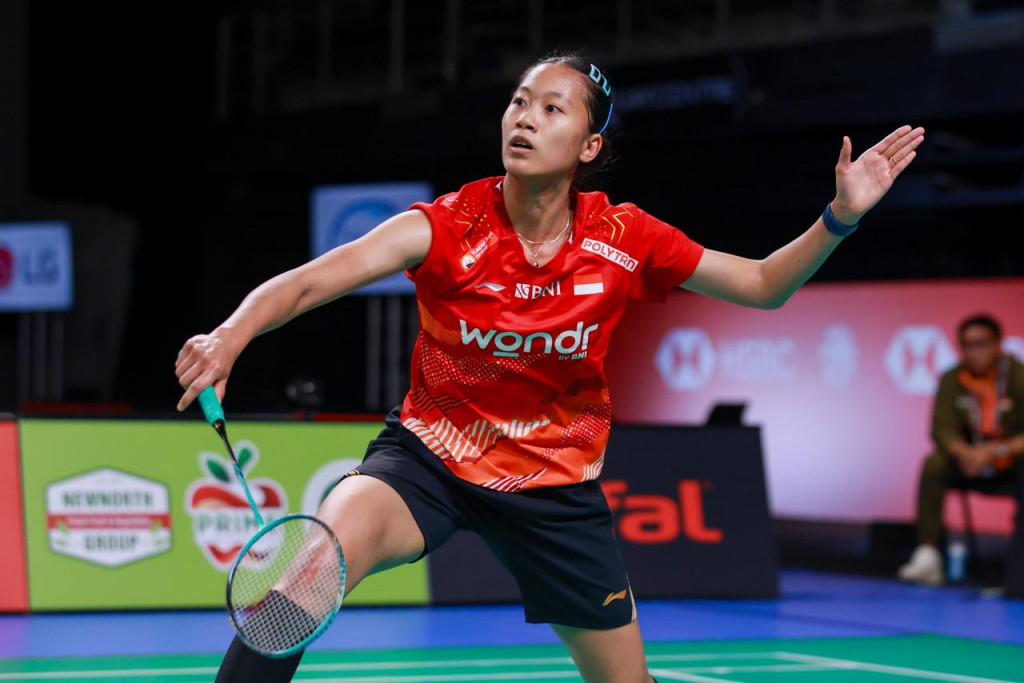 Putri Kusuma Wardani di Australian Open 2025 (dok. PBSI)