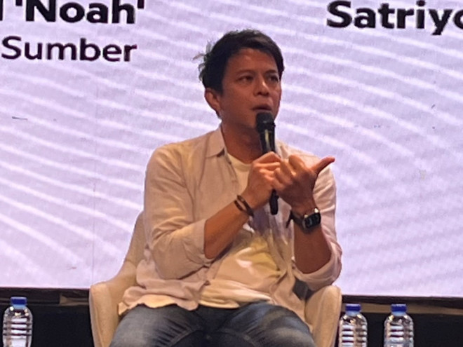 Ariel Noah di IMUST 2025 ((Foto: Medcom/Ratu)