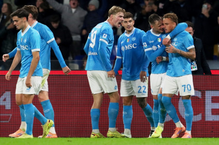 Hasil Liga Italia: Tekuk Atalanta, Napoli Ambil Alih Puncak Klasemen dari Inter