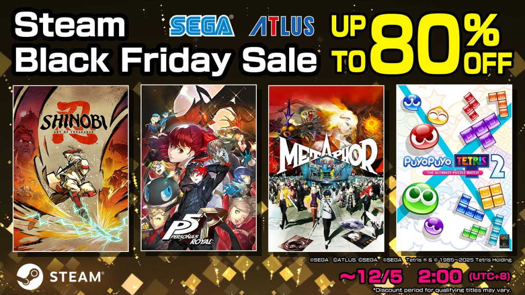 Sega Steam Black Friday Sale