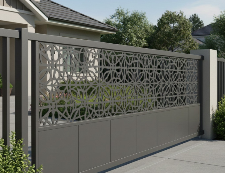 Desain Pagar Besi Tertutup: Aman, Elegan, dan Sulit Dilihat dari