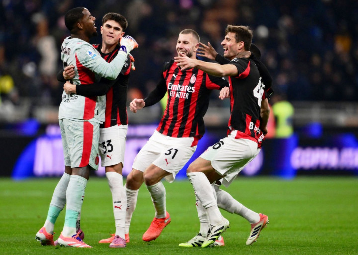 Hasil Liga Italia: Milan Menang Tipis atas Inter di Derbi Della Madonnina