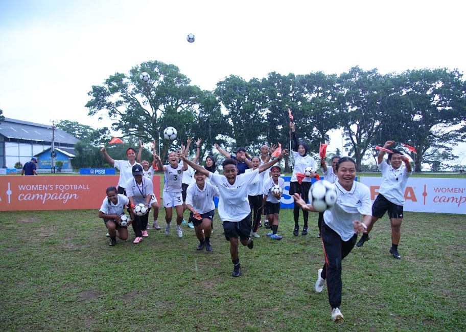 PSSI dan FIFA menggelar Women’s Football Campaign di Ambon (dok. PSSI)