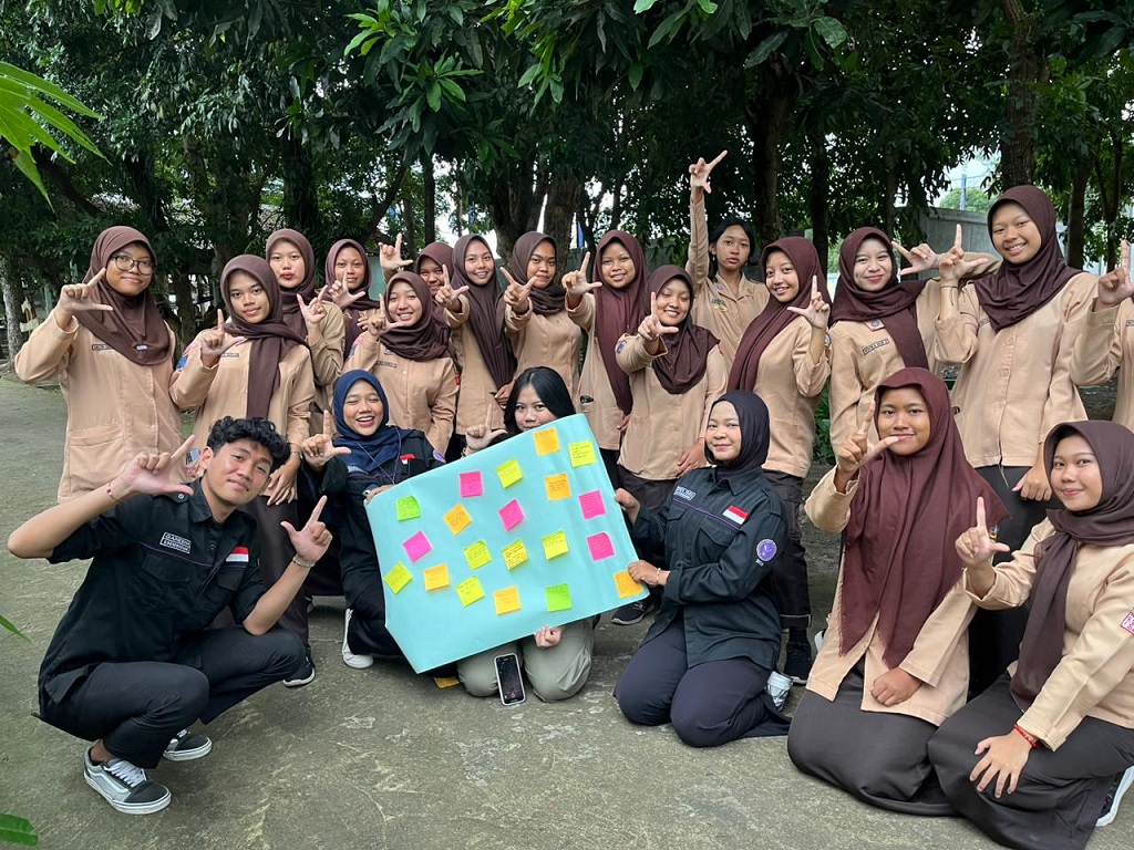 Kegiatan RIMBAKITA di SMAN 1 Sayegan. DOK