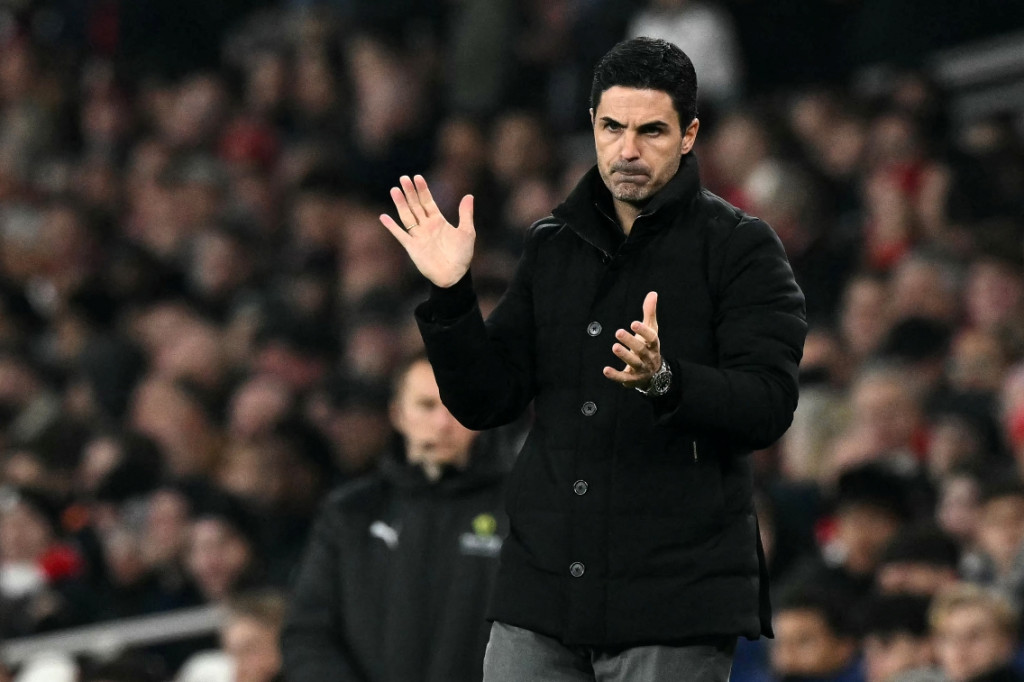 Pelatih Arsenal, Mikel Arteta (AFP/Ben Stansall)