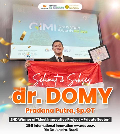 Alat Bedah Kesehatan Karya Dokter Ortopedi dari Indonesia Raih Penghargaan Internasional