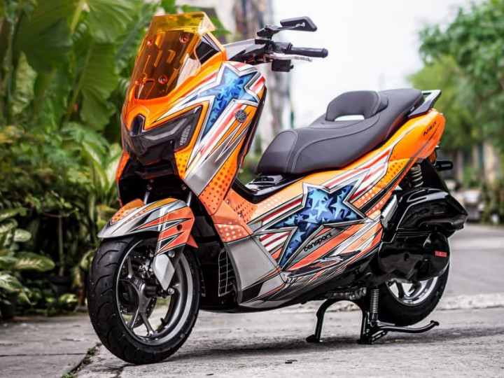 Modifikasi Yamaha NMAX “TURBO” Karya Nakano Garage Tampilkan Nuansa Supersport