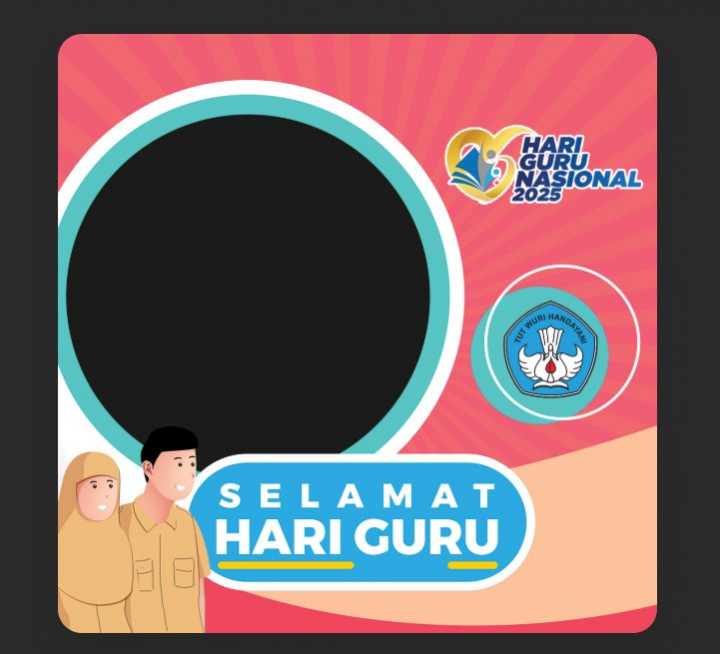 Link Twibbon Guru Nasional 2025, Banyak Desain Menarik Lho!
