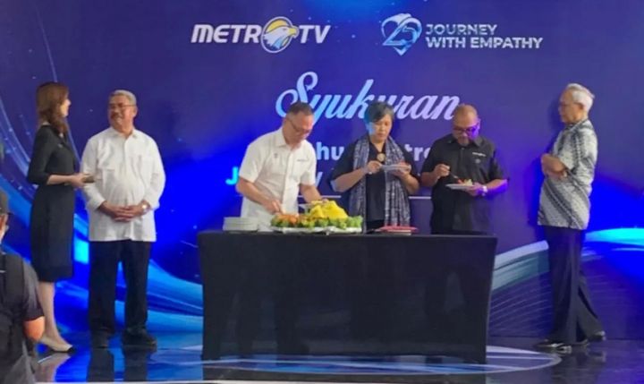 Syukuran HUT ke-25 Metro TV/Medcom.id