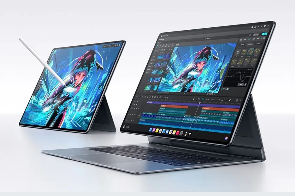 Huawei secara resmi memperkenalkan MatePad Edge, menggabungkan fungsi tablet dan laptop dalam satu bodi.