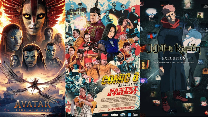Daftar Lengkap Film Bioskop Terbaru Desember 2025: Indonesia, Hollywood, Korea, dan Jepang