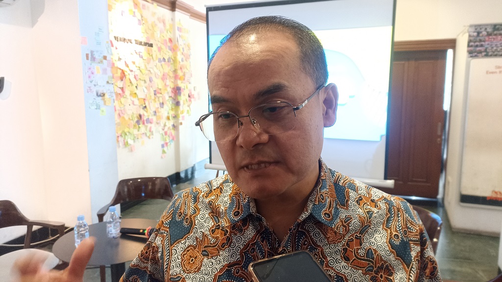 Dirjen Pendidikan Vokasi, Pendidikan Khusus, dan Pendidikan Layanan Khusus, Kemendikdasmen, Tatang Muttaqin. Medcom.id/Ilham Pratama Putra