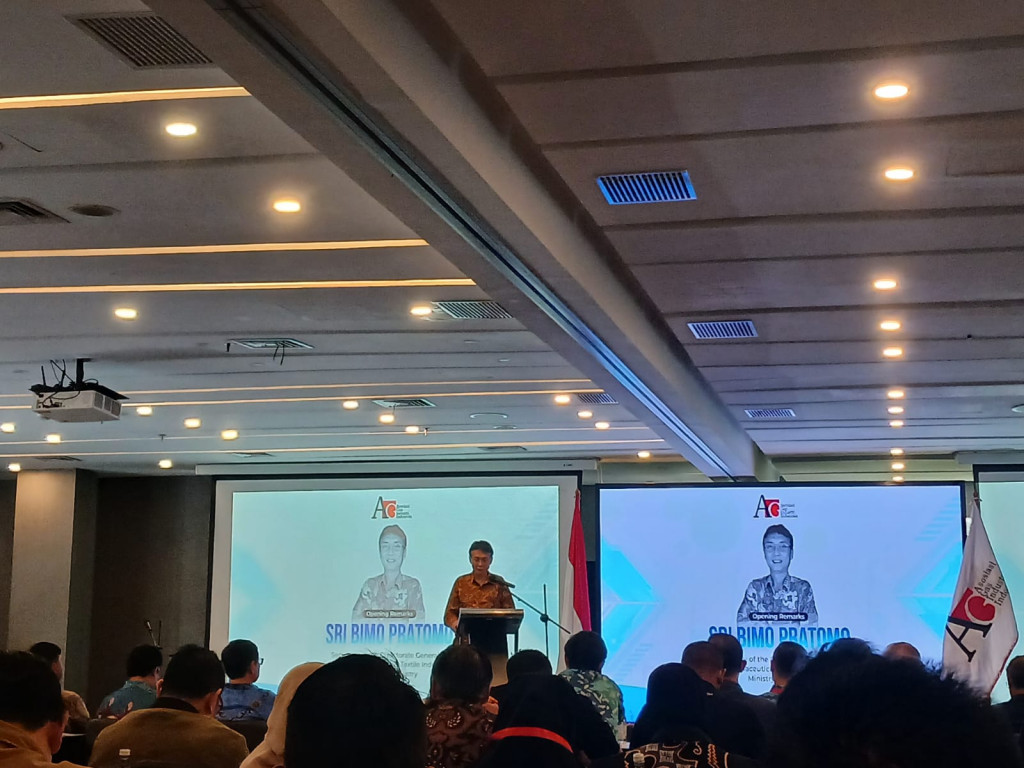 Sekretaris Direktorat Jenderal Industri Kimia, Farmasi, dan Tekstil (IKFT), Kementerian Perindustrian, Sri Bimo Pratomo (Foto: Medcom.id/Sheva Asyraful)