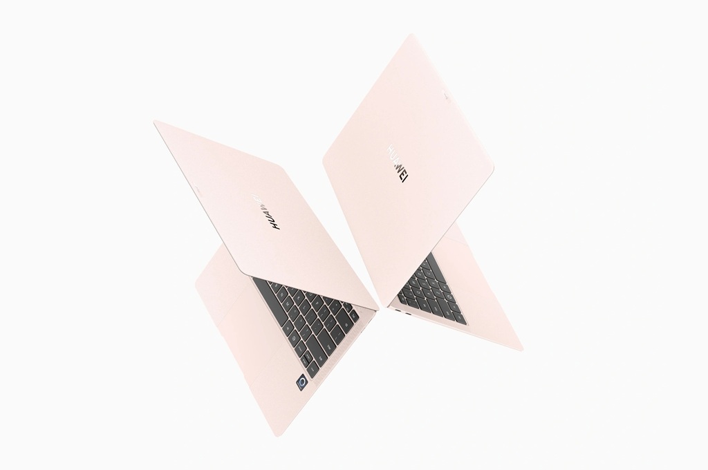 Huawei menghadirkan varian warna baru untuk Matebook Pro 14,2 inci, Dawn Pink.
