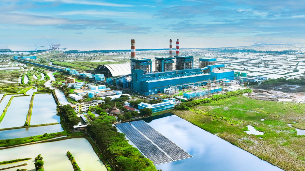 PLTU Banten 3 Lontar berkapasitas 4x315 MW menjadi salah satu pusat energi yang kini bersiap memasuki era digital. Foto: PLN IP