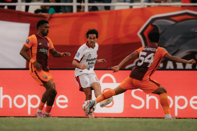 Suasana laga Borneo FC vs Bali United. (Foto: Instagram resmi Bali United)