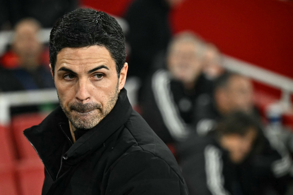 Pelatih Arsenal, Mikel Arteta (AFP/Ben Stansall)