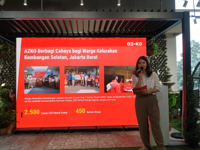AZKO Berbagi Cahaya Donasikan 150 Ribu Lampu LED hingga 2030 (Foto: Medcom.id/Syahrul Ramadhan).jpeg
