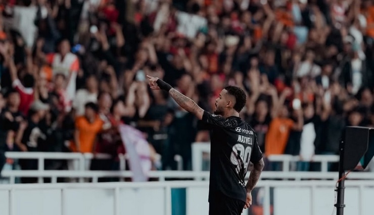 Striker Persija Jakarta, Emaxwell Souza de Lima. (Foto: dok. ileague.id)