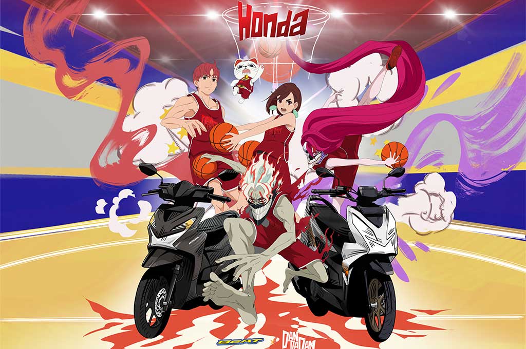 Kolaborasi BeAT x DanDaDan Beri Warna Baru di Honda DBL 2025. AHM