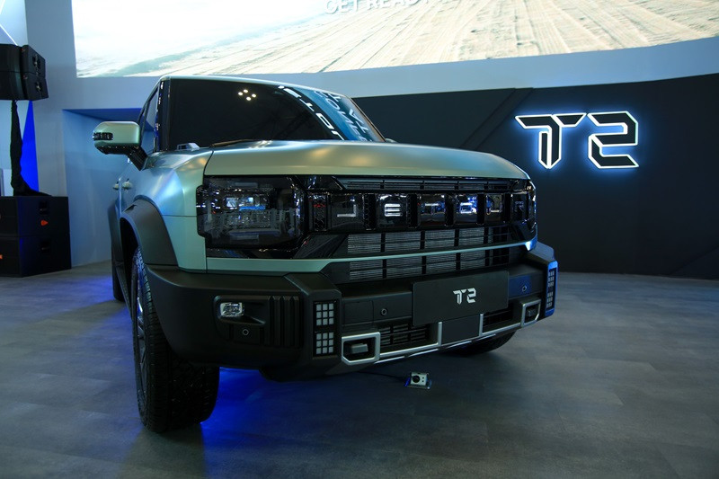 SUV Jetour T2 dicoba oleh lebih dari 1.000 pengunjung selama GJAW 2025. dok jetour